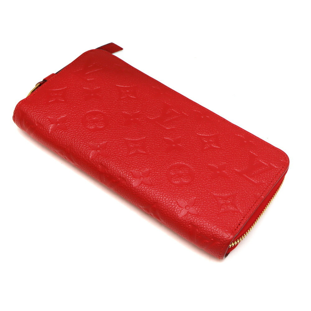 Louis Vuitton Zippy Wallet Empreinte Leather Red - Picture 1 of 8